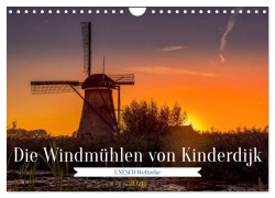 Cover-Bild zum Titel 'Die Windmühlen von Kinderdijk - UNESCO Welterbe (Wandkalender 2026 DIN A4 quer), CALVENDO Monatskalender' von 'Burkhard Pook - pnmedia'