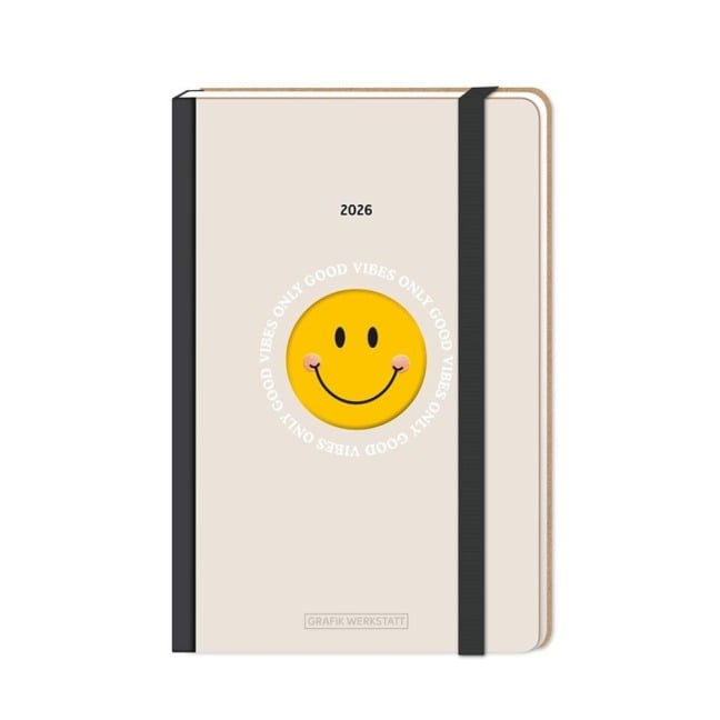 Terminplaner LetterArt 2026 Smiley - 