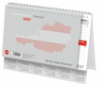 Cover-Bild zum Titel 'Schreibtischkalender Österreich klein 2027' von ''