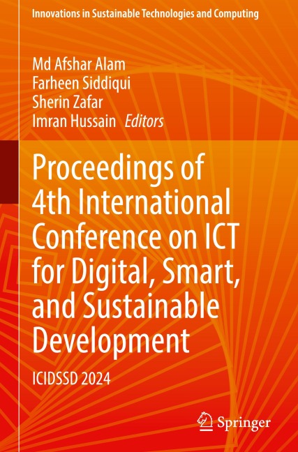 Proceedings of 4th International Conference on ICT for Digital, Smart, and Sustainable Development - 