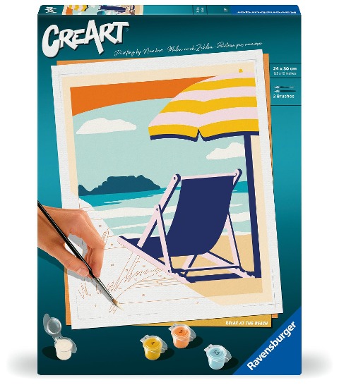 CreArt Gallery Wall Serie - Relaxen am Strand - 