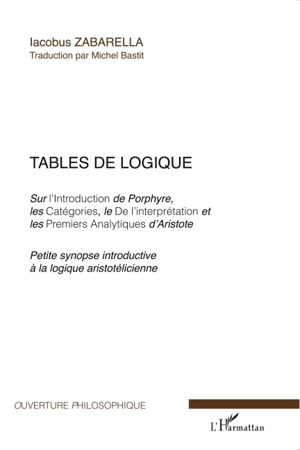 Tables de logique - Iacobus Zarabella