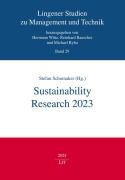 Cover-Bild zum Titel 'Sustainability Research 2023' von ''