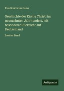 Cover-Bild zum Titel 'Geschichte der Kirche Christi im neunzehnten Jahrhundert, mit besonderer Rücksicht auf Deutschland' von 'Pius Bonifatius Gams'