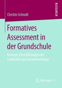 Cover-Bild zum Titel 'Formatives Assessment in der Grundschule' von 'Christin Schmidt'