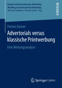 Cover-Bild zum Titel 'Advertorials versus klassische Printwerbung' von 'Florian Dorner'