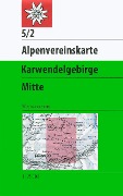 Cover-Bild zum Titel 'DAV Alpenvereinskarte 05/2 Karwendelgebirge Mitte 1 : 25 000' von ''