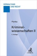 Cover-Bild zum Titel 'Kriminalwissenschaften II' von 'Monika Pientka'