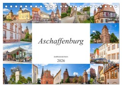 Cover-Bild zum Titel 'Aschaffenburg Impressionen (Tischkalender 2026 DIN A5 quer), CALVENDO Monatskalender' von 'Dirk Meutzner'