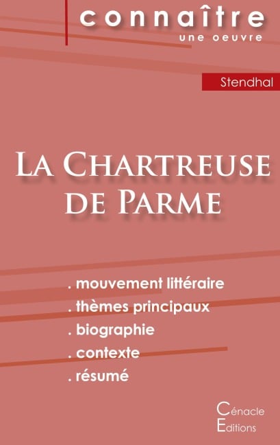 Fiche de lecture La Chartreuse de Parme de Stendhal (Analyse littéraire de référence et résumé complet) - Stendhal