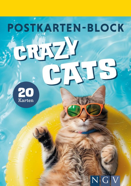 Postkartenblock Crazy Cats - 