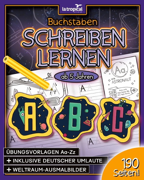 Buchstaben schreiben lernen ab 5 Jahren - David Ludwig