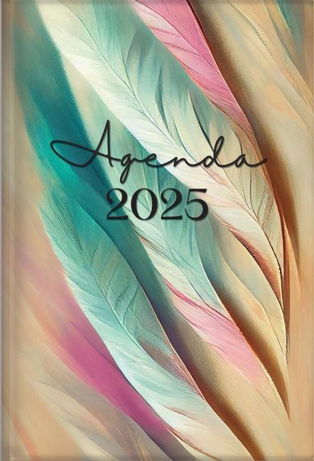 The Treasure of Wisdom - 2025 Daily Agenda - Pastel Feathers - 