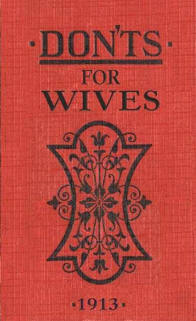 Don'ts for Wives - Blanche Ebbutt