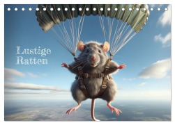 Cover-Bild zum Titel 'Lustige Ratten (Tischkalender 2026 DIN A5 quer), CALVENDO Monatskalender' von 'Peter R. Stuhlmann'