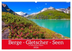Cover-Bild zum Titel 'Berge - Gletscher - Seen (Wandkalender 2026 DIN A2 quer), CALVENDO Monatskalender' von 'Christa Kramer'