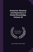 Cover-Bild zum Titel 'American Almanac and Repository of Useful Knowledge, Volume 29' von 'Jared Sparks, Francis Bowen'