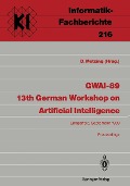 Cover-Bild zum Titel 'GWAI-89 13th German Workshop on Artificial Intelligence' von ''