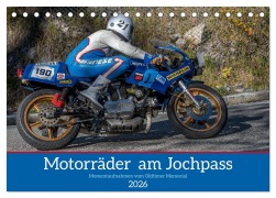 Cover-Bild zum Titel 'Motorräder am Jochpass (Tischkalender 2026 DIN A5 quer), CALVENDO Monatskalender' von 'Stephan Käufer'