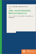 Cover-Bild zum Titel 'Jeder, der sich abwendet, fehlt der Demokratie' von ''