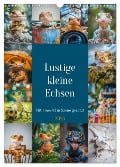 Lustige kleine Echsen (Wandkalender 2025 DIN A3 hoch), CALVENDO Monatskalender - Steffen Gierok-Latniak