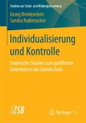 Cover-Bild zum Titel 'Individualisierung und Kontrolle' von 'Sandra Rademacher, Georg Breidenstein'