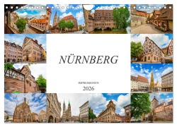Cover-Bild zum Titel 'Nürnberg Impressionen (Wandkalender 2026 DIN A4 quer), CALVENDO Monatskalender' von 'Dirk Meutzner'