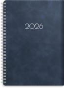 Cover-Bild zum Titel 'Burde Kalender 2026 Senator A5 Twist blau' von ''