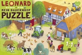 Cover-Bild zum Titel 'Leonard - Mein Bauernhof-Puzzle' von 'Suza Kolb'