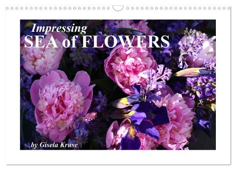 Impressing Sea of Flowers (Wall Calendar 2025 DIN A3 landscape), CALVENDO 12 Month Wall Calendar - Gisela Kruse