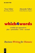 Cover-Bild zum Titel 'which4words' von 'Fiona Talbot, Alexander Talbot'