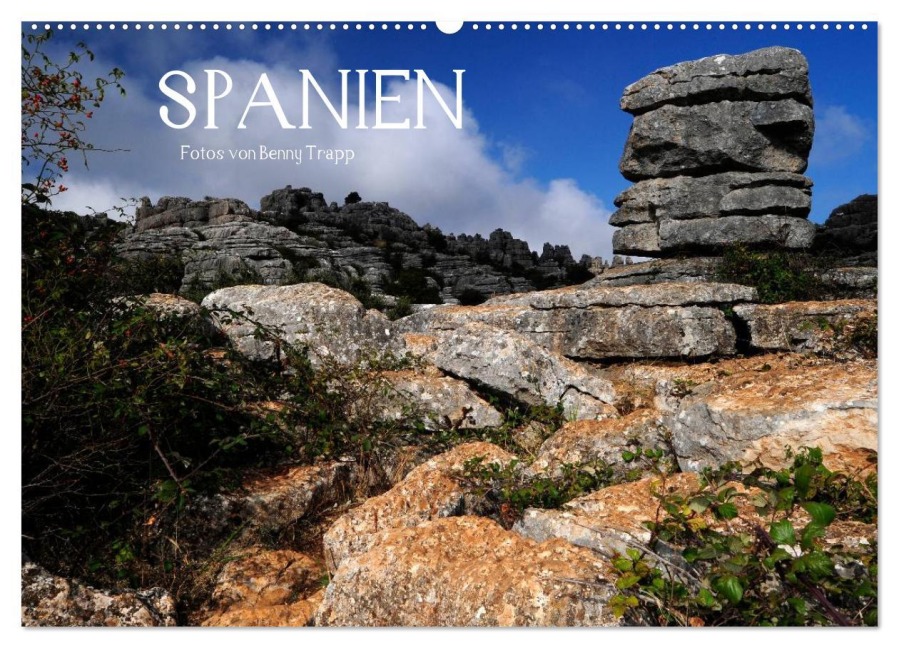Spanien (Wandkalender 2026 DIN A2 quer), CALVENDO Monatskalender - Benny Trapp