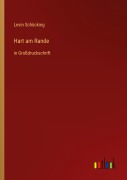 Cover-Bild zum Titel 'Hart am Rande' von 'Levin Schücking'