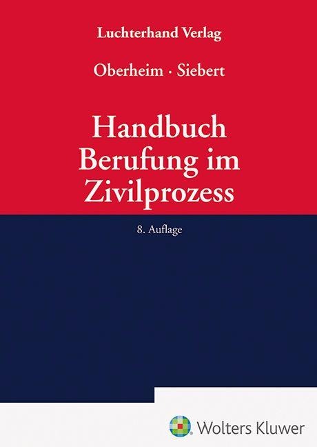 Handbuch Berufung im Zivilprozess - 