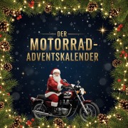 Cover-Bild zum Titel 'Der Motorrad-Adventskalender' von 'Oliver Fuchs'
