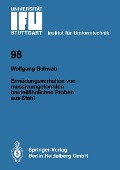 Ermüdungsverhalten von massivumgeformten bauteilähnlichen Proben aus Stahl - Wolfgang Schwab