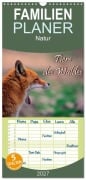 Cover-Bild zum Titel 'Familienplaner 2027 - Tiere des Waldes mit 5 Spalten (Wandkalender, 21 x 45 cm) CALVENDO' von 'Bildagentur Geduldig'