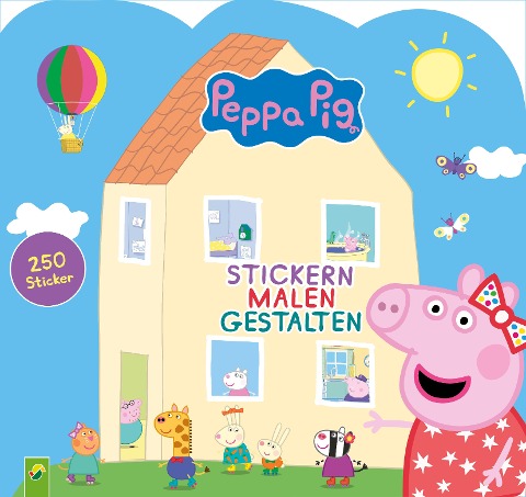 Peppa Pig Stickern Malen Gestalten - 
