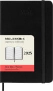 Moleskine Classic 12 Month 2025 Daily Planner, Hard Cover, Pocket (3.5" x 5.5"), Black, 400 pages - 