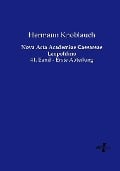Cover-Bild zum Titel 'Nova Acta Academiae Caesareae Leopoldino' von 'Hermann Knoblauch'