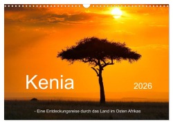 Kenia - Eine Entdeckungsreise durch das Land im Osten Afrikas (Wandkalender 2026 DIN A3 quer), CALVENDO Monatskalender - Andreas Demel