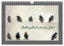 Beflügelt durch das Jahr (Wandkalender 2025 DIN A4 quer), CALVENDO Monatskalender - Heike Hultsch