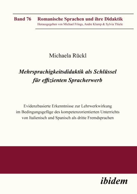 Mehrsprachigkeitsdidaktik als Schlüssel für effizienten Spracherwerb - Michaela Rückl