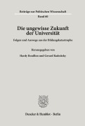 Cover-Bild zum Titel 'Die ungewisse Zukunft der Universität.' von ''