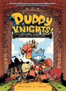 Cover-Bild zum Titel 'Puppy Knights: Quest for the Golden Bones' von 'Michael Sweater, Josue Cruz'