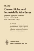 Cover-Bild zum Titel 'Die Gewerblichen und Industriellen Abwässer' von 'Friedrich Sierp'