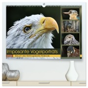 Cover-Bild zum Titel 'Imposante Vogelporträts (hochwertiger Premium Wandkalender 2026 DIN A2 quer), Kunstdruck in Hochglanz' von 'Sabine Löwer'