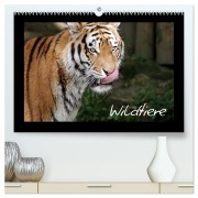 Cover-Bild zum Titel 'Wildtiere (hochwertiger Premium Wandkalender 2026 DIN A2 quer), Kunstdruck in Hochglanz' von 'Katrin Zeller Und Christian Kiedy'
