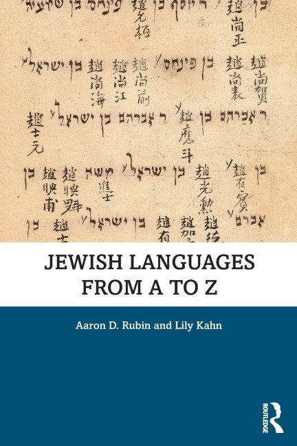 Jewish Languages from A to Z - Aaron D. Rubin, Lily Kahn