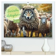 Cover-Bild zum Titel 'Tierische Metaphern (hochwertiger Premium Wandkalender 2026 DIN A2 quer), Kunstdruck in Hochglanz' von 'Sell Pixs:Sell'